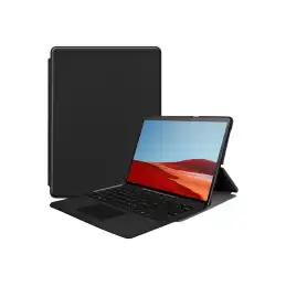 DLH - Étui à rabat pour tablette - clavier - pour Microsoft Surface Pro 8 (DY-PS4762)_1